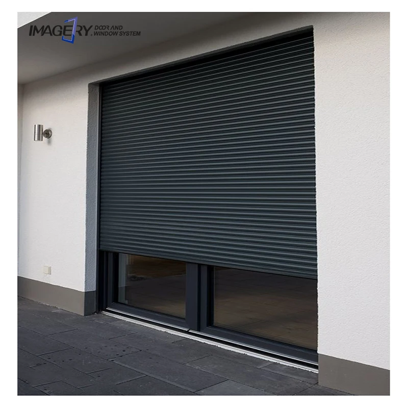 Outdoor Industrial Windproof Sound Proof Security Electric Garage Aluminum Roller Shutter Door Prices