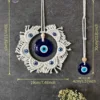 Flower-shaped wall decoration set