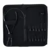 Kit d'outils pour extensions de cheveux noirs 1