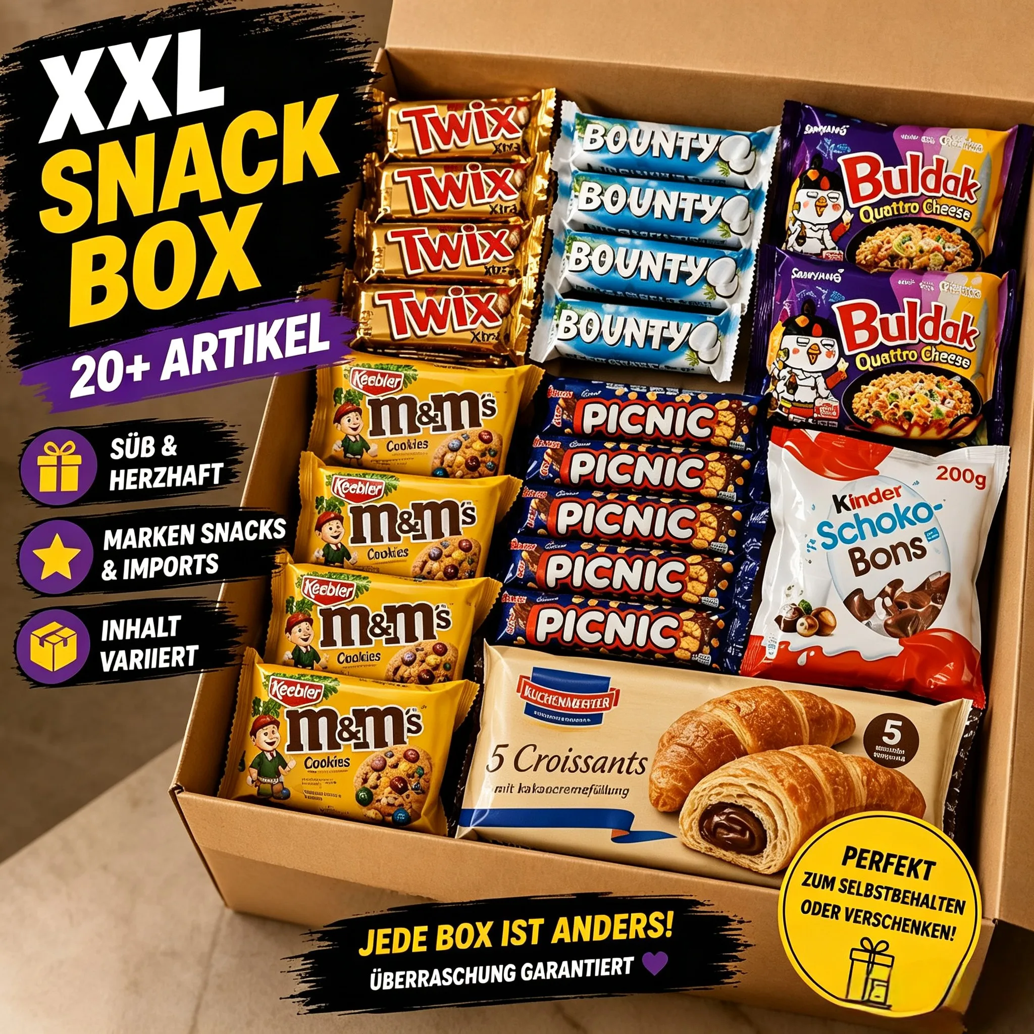 XXL Snack Box Hauptansicht