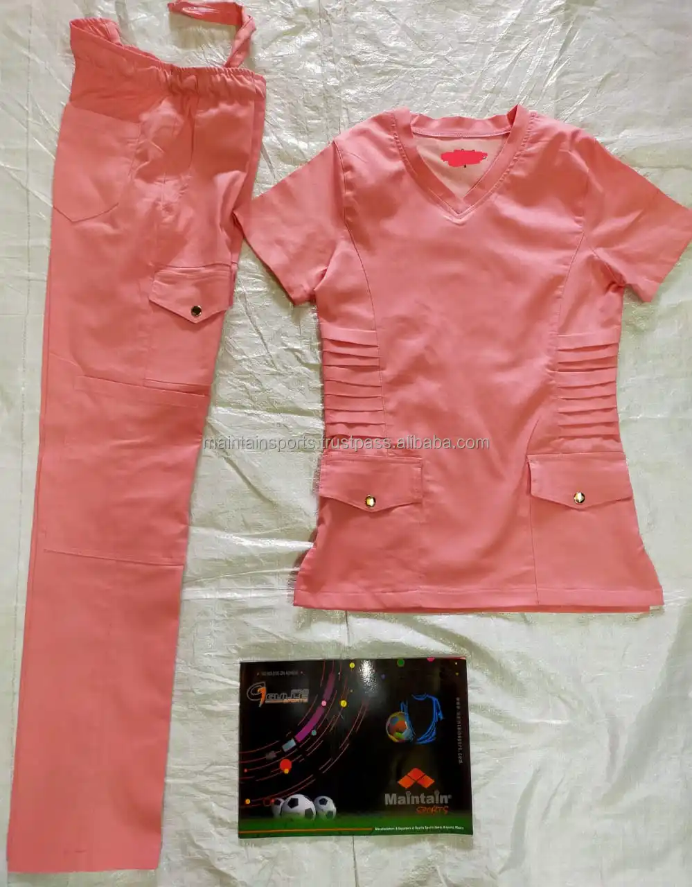 2023 Spring Zipper Scrubs Uniforms Sets Medical Nursing Tracksuit Nurse