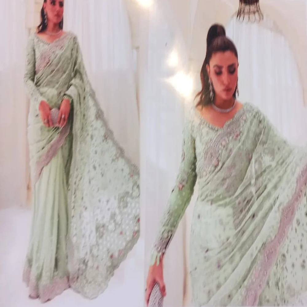 2025 Indian and Pakistani Collection Most Trending Simple Attractive and Fancy Cotton Sari for Women Girls Hot Selling Saree