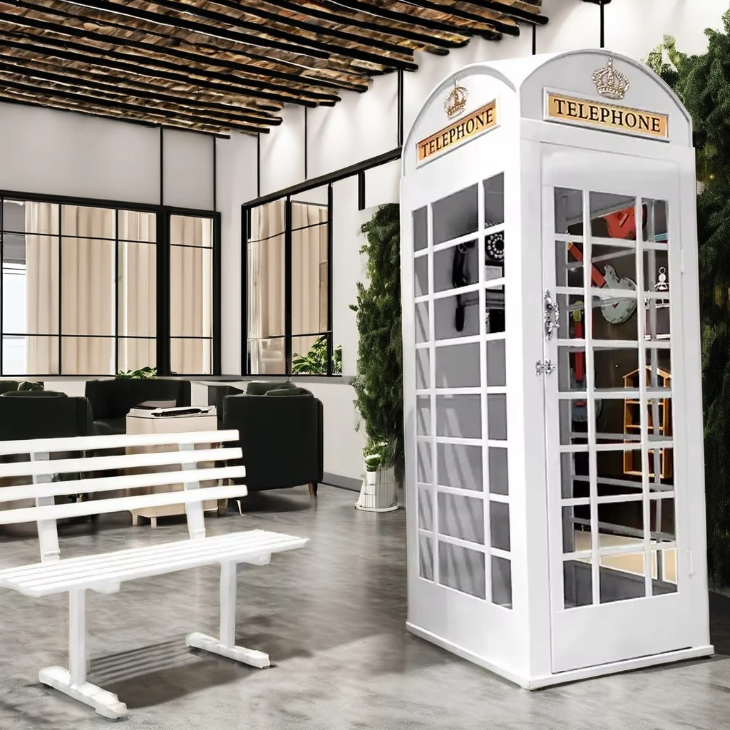 Effortless Operation Quick Setup Multifunctional 8ft Phone Booth Antique a Telephone Booth Acoustic Phone Booth