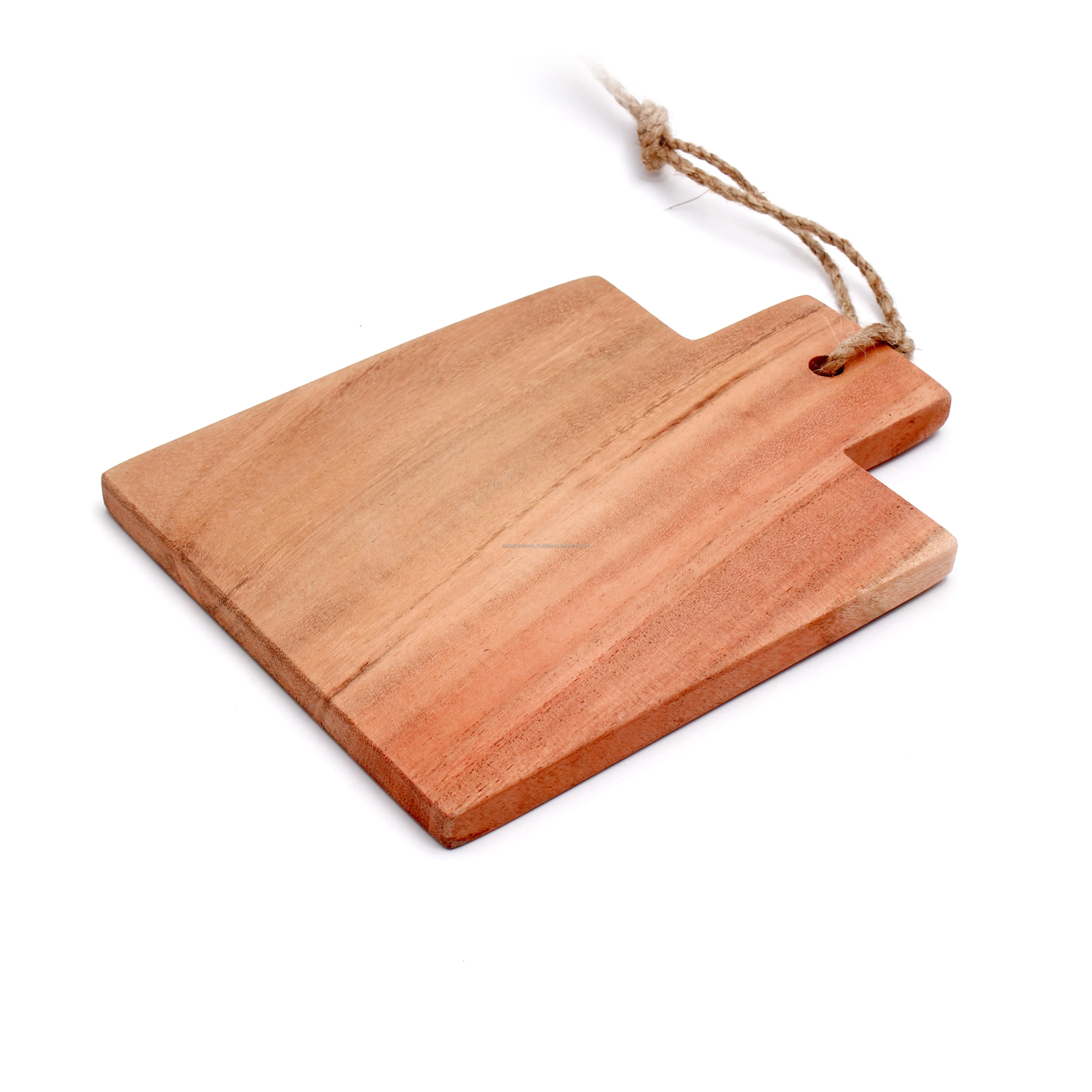 20x15x1.0cms Acacia Wood Paddle Serving Board Handcrafted Vegetable