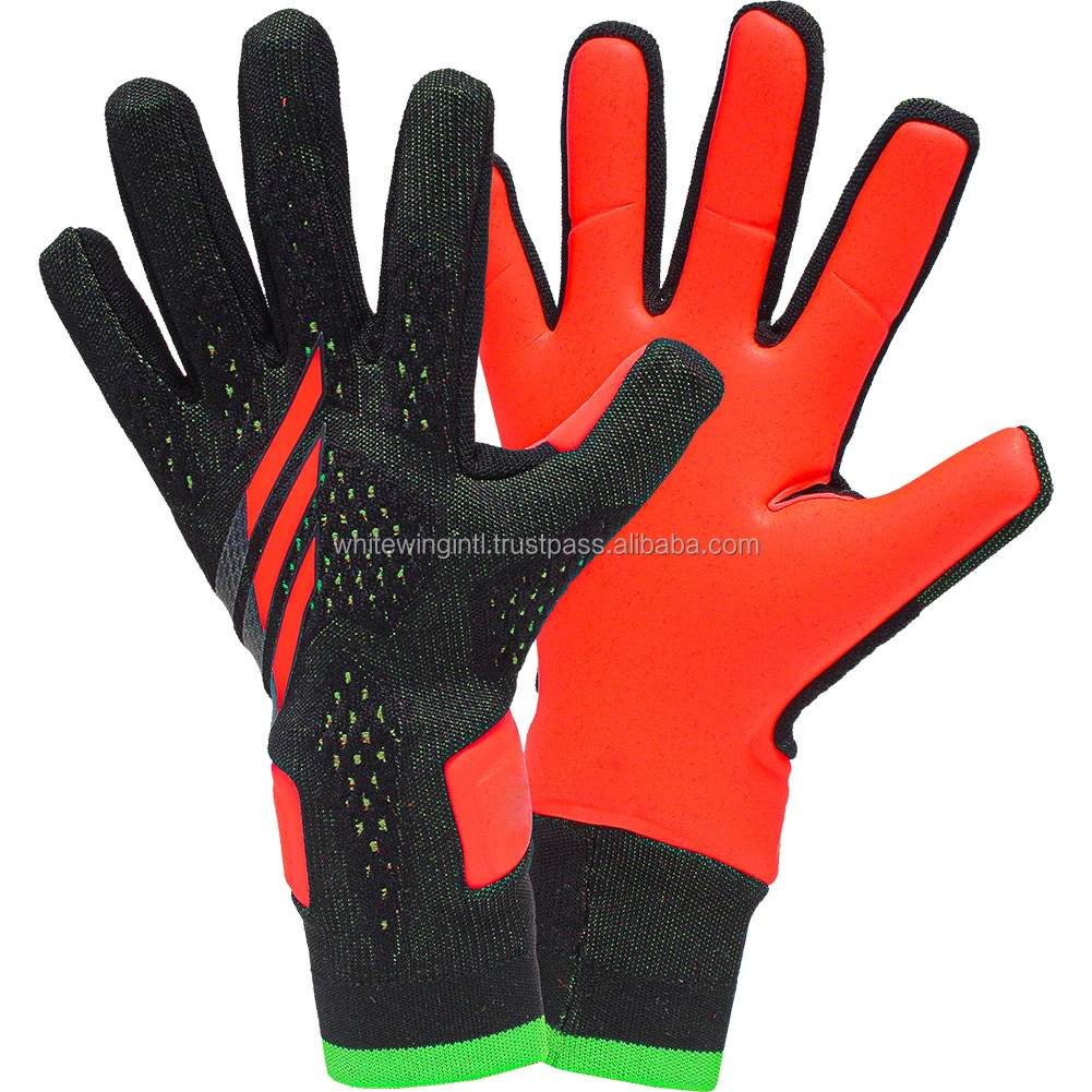 New German Latex Goalkeeper Gloves Palm Goal Keeper Gloves/4mm Latex
