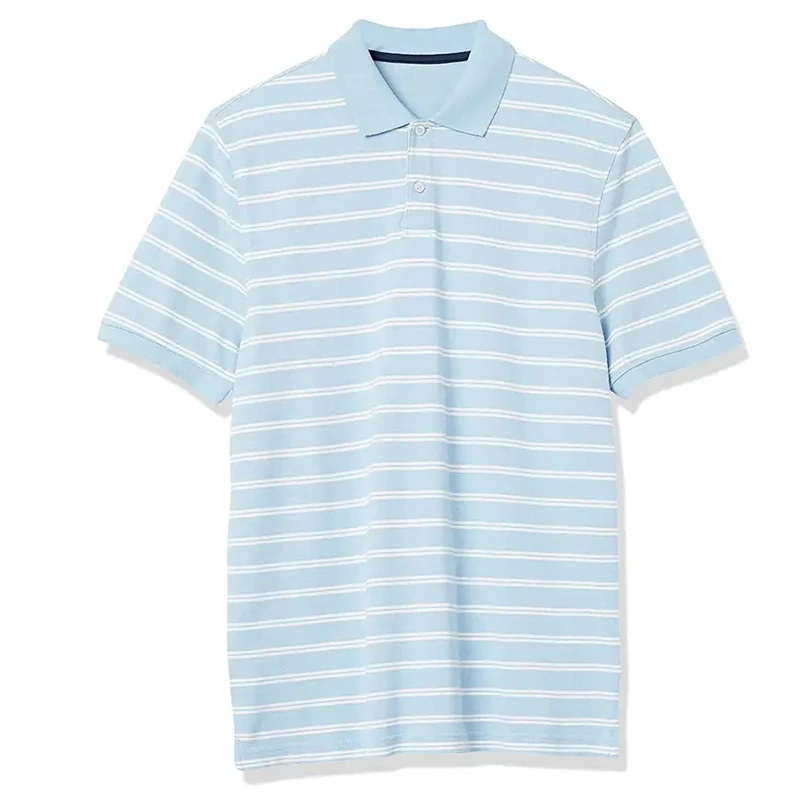 polo shirts Customize Premium Quality Casual Polo Shirt Stretch Polyester Spandex Golf Casual Wear Quick Dry Breathable Shirt