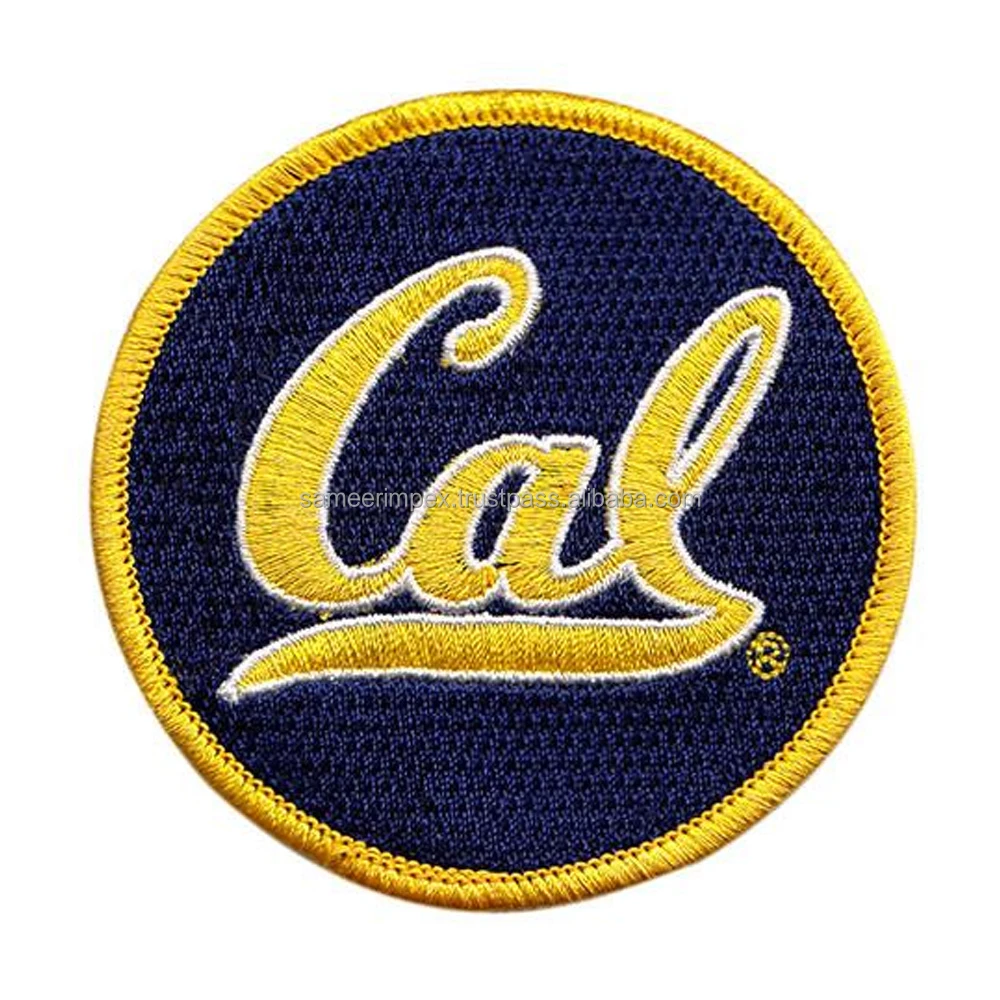 Custom Fabric Woven Embroidered Patch Badges Sew Iron On Embroidery