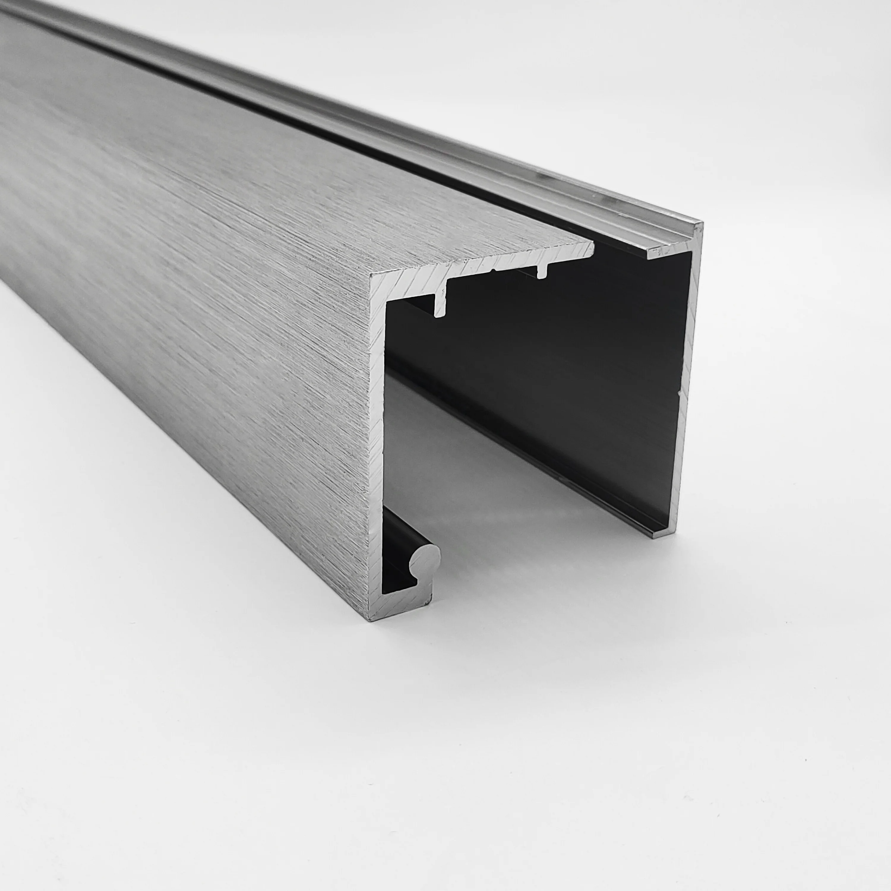 60kg Capacity Frameless Tempered Glass Adjustable Height Hydraulic Sliding Door Set Glass Door System