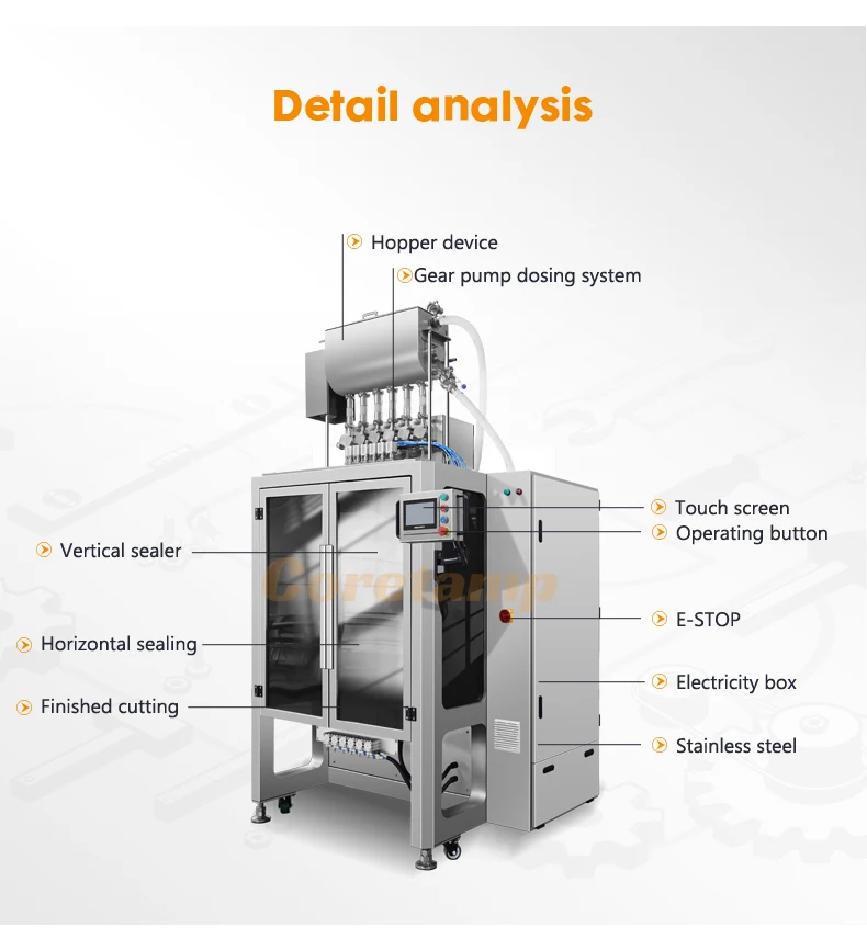 Automatic Liquid Packing Machine Viscous Liquid Pouch Packing Machine Liquid Multi-function Packaging Machines