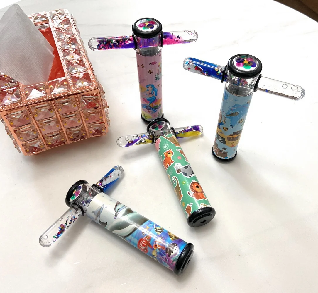 Т-образный бумажный калейдоскоп Волшебная блестящая палочка подарок на все случаи