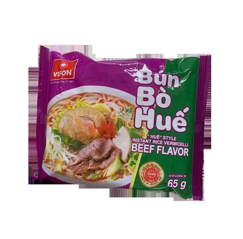 Vietnam Instant Noodles Cheap Price Vifon Hue Style instant rice vermicelli healthy variety tastes Beef flavor 65g