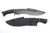 Red & Black Striped Handle, Dark Metallic Guard