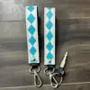 White & Turquoise
