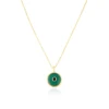 Green Onyx & Black CZ