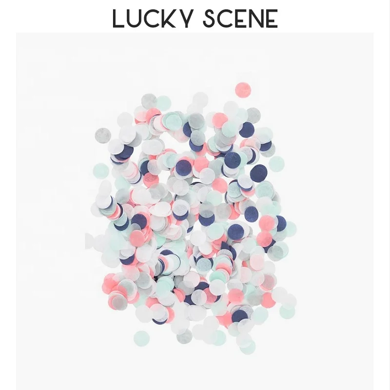 Разноцветные бумажные конфетти, праздники и украшения на день рождения, разные цвета, S00014