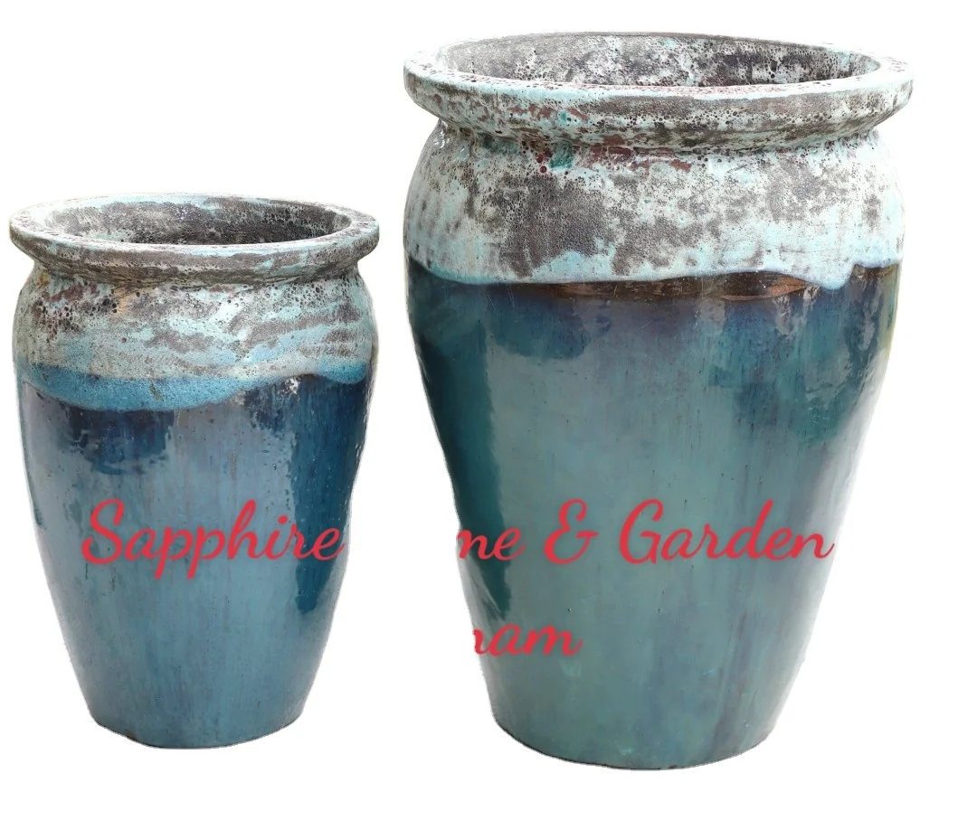 Outdoor Planter From Vietnamese Sapphire Pottery Pots For Plants As ...