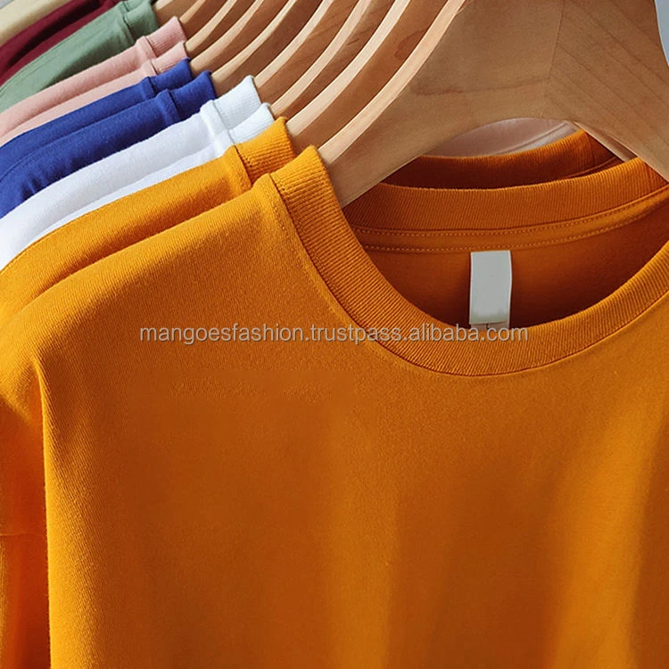 Custom Your Brand Logo DTG Printing Polyester/Cotton Canvas Men's Formal Luxury T-Shirt Turtleneck Collar High Quality