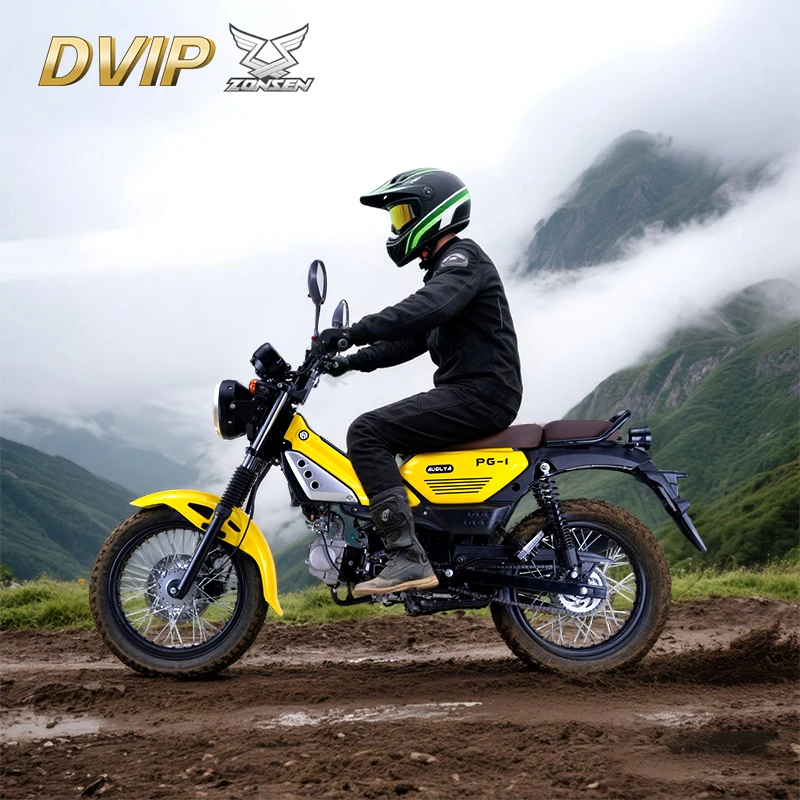 Zonsen 125cc off-Road Motorcycle - Classic Bent-Frame Design