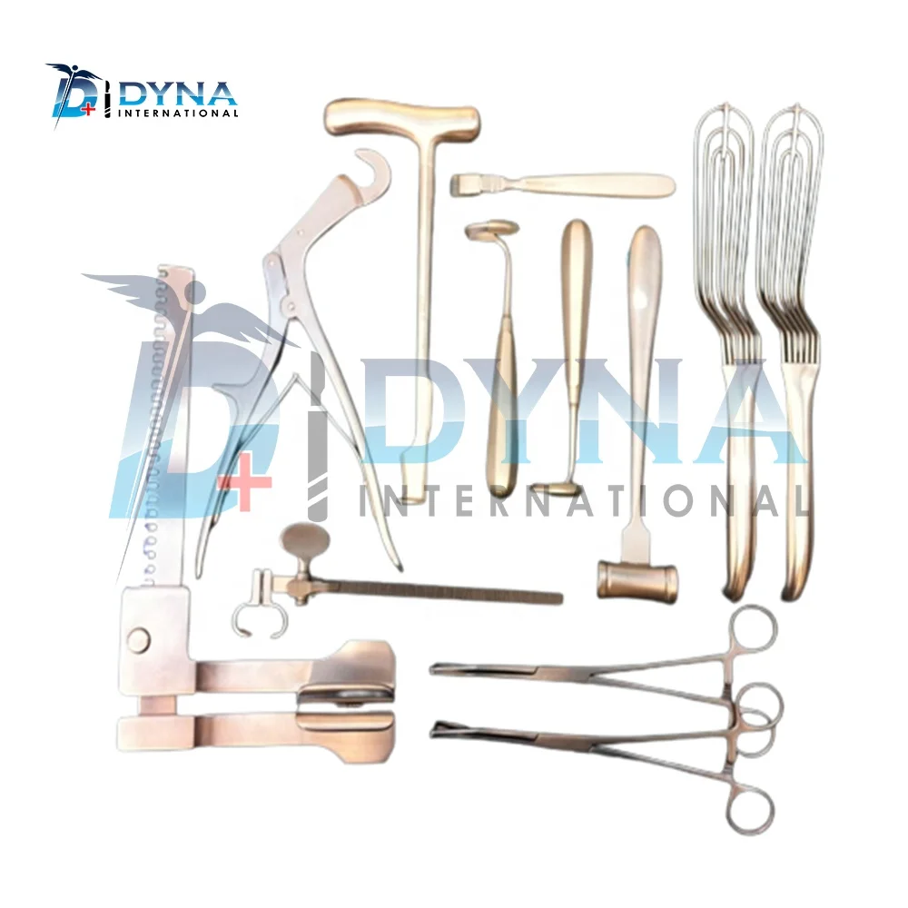 【早い者勝ちセール中】医療器具 手術器具 外科器具セット14点セット トラコトミー手術セット | CE認証の外科用器具 | 医療機器・サプライ