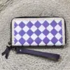 Purple & White Checkered