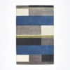 Indigo Blue Grey and Ivory