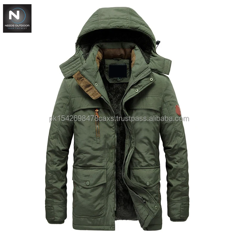 Wholesale Men's Padded Parka Jacket Waterproof Winter Super Quality Men ...