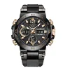 5 Cassa nera Quadrante rosa nera Cinturino nero