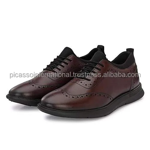 Wholesale Quantity Supply Good Quality Trendy Design Customized Logo Formal Casual Wear Office Party Wear Genuine Leather Shoes