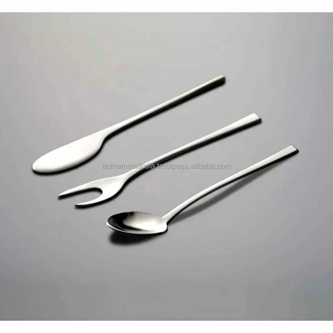 Tableware Western Golden Cutlery Set 4 Pcs Set Flatware Silverware Fork