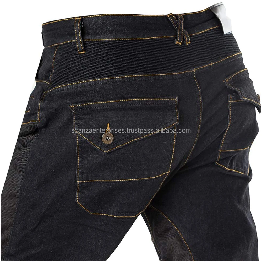 Джинсы для езды на мотоцикле армированные гоночные велосипедные штаны с 4 защитными