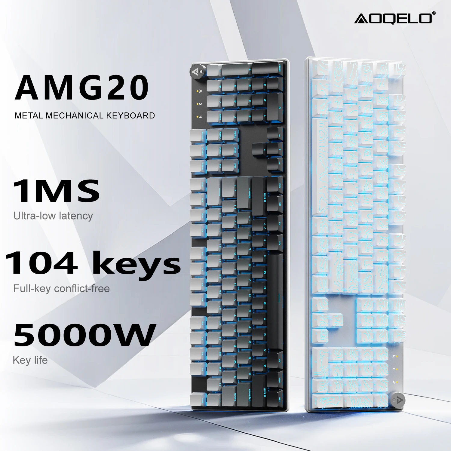 AMG20◼️ OEM AMG20 High Quality 104-Key Gaming Keyboard & Mouse Set