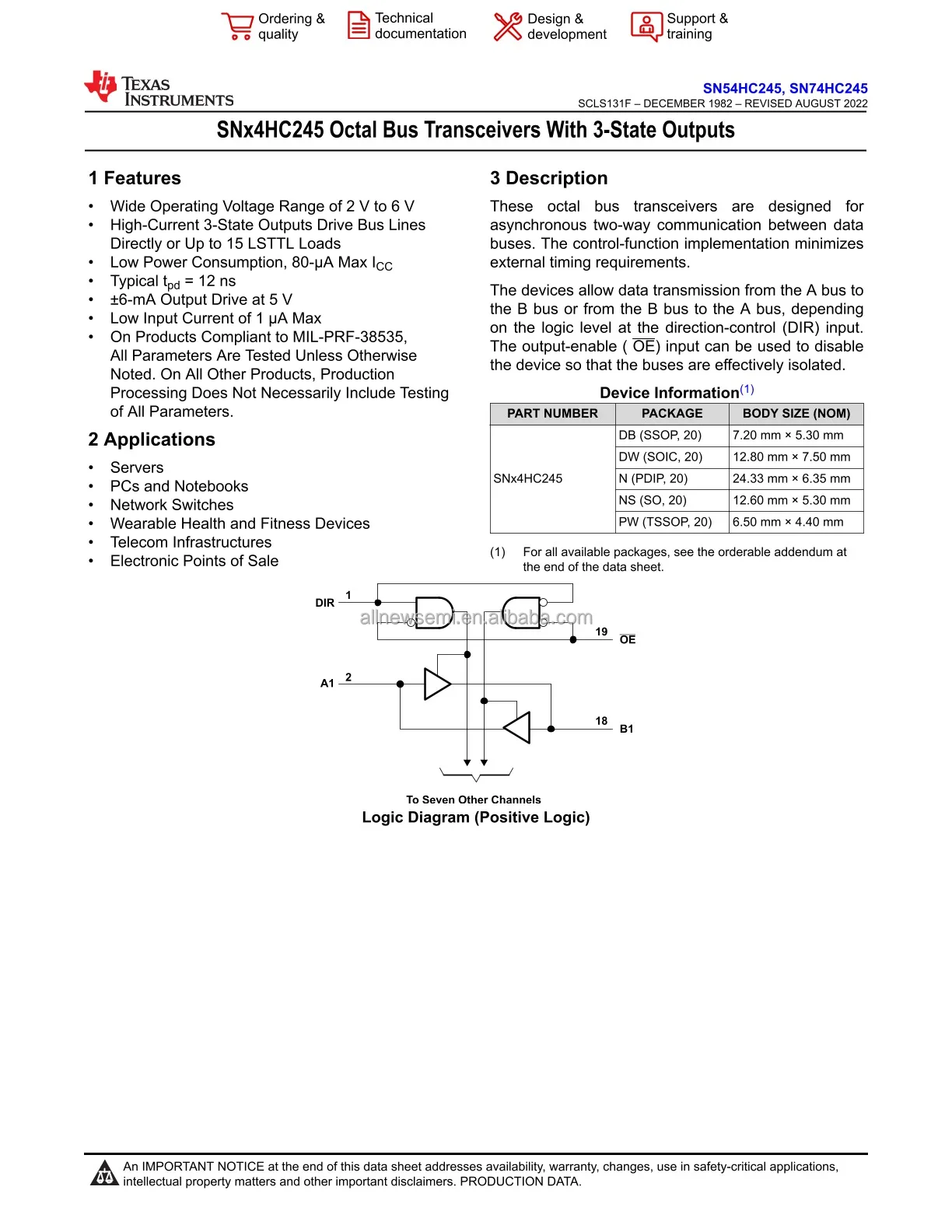 SN74HC245DW (1)