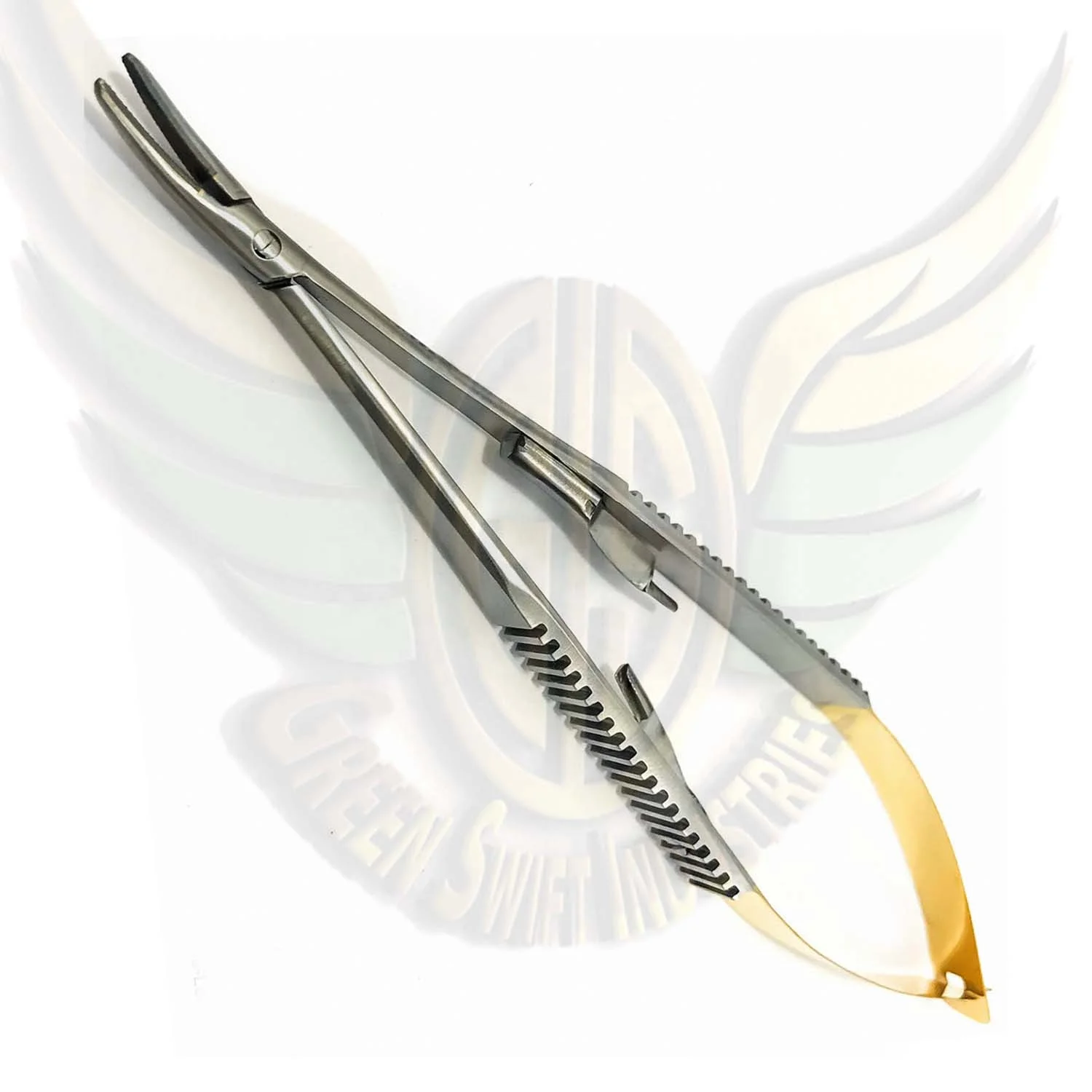 Super Quality Disposable Single Use Sterile Mayo Hegar Needle Holder 20