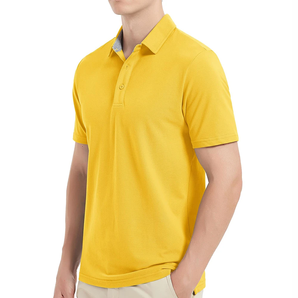 polo shirts Men's for Polo T-Shirt New Business Clothing with Printed Pattern 6XL Size Embroidered Spandex Material