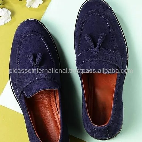 2024 Latest Arrival Superior Quality Genuine Leather Moccasin Style Handmade Loafers Shoes for Men at Direct Factory Price