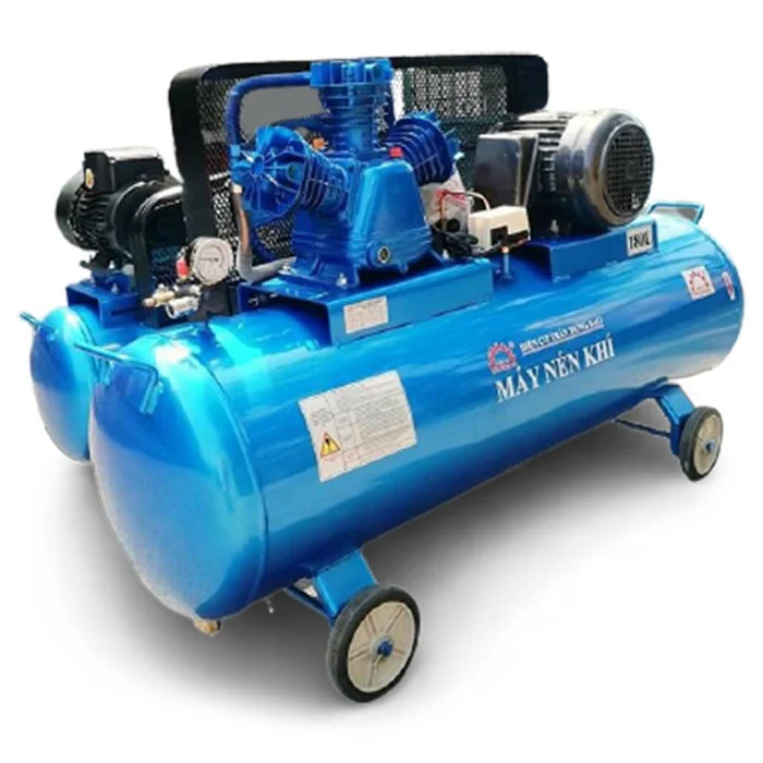 Compresor De 3HP 110V 2 Pistones 150PSI 60 Litros Automático 9 CFM -  Fabriles