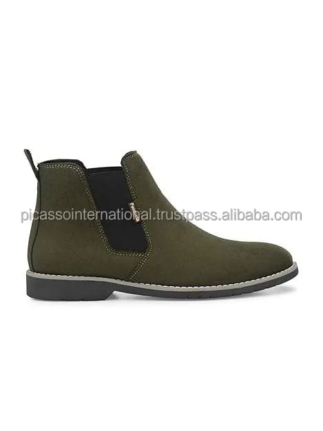 Widely Selling Best Quality Classic Design Wholesale Supply OEM 100% Swede Genuine Leather Chelsea Boots for Men