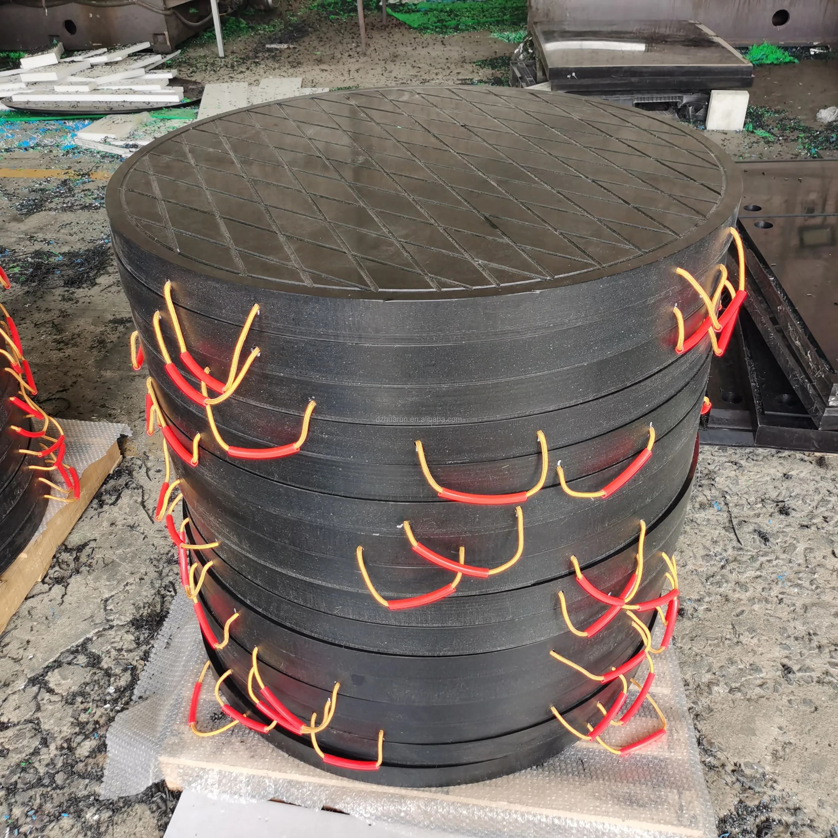 Virgin Uhmwpe Outrigger Jack Pad Heavy Duty Crane Leg Mat Load