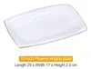 Assiette oblongue Phoenix Sing de 10 pouces
