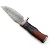 Grain de bois brun foncé, corne noire