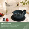 Drain bowl - large spout - dark green