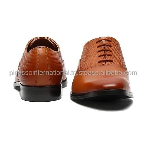 Excellent Quality Hot Selling Casual Wear Oxford Trendy Office Business Genuine Leather Formal Shoes for Men at Reasonable Price