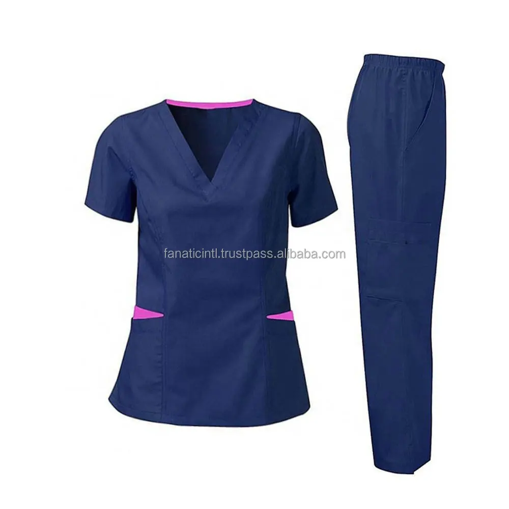 Women's Medical Uniform Scrubs Set Medical Nursing Jogger Hospital