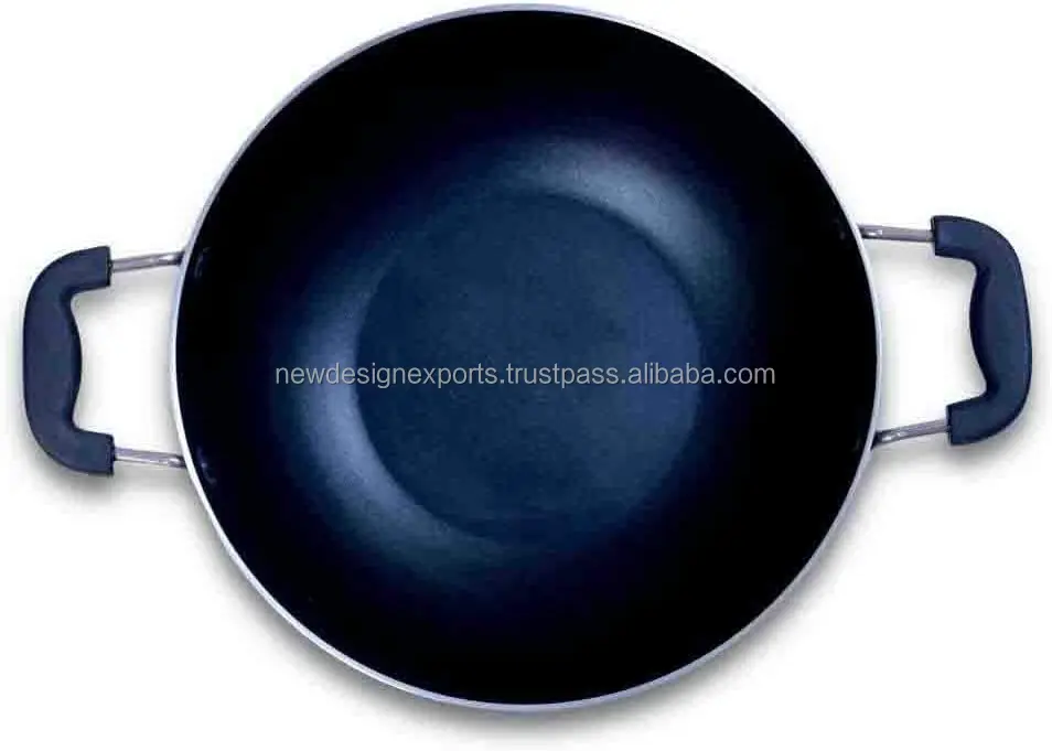 Induction Base Deep Fry Kadai Nonstick Aluminium Kadhai Deep Fry Pan