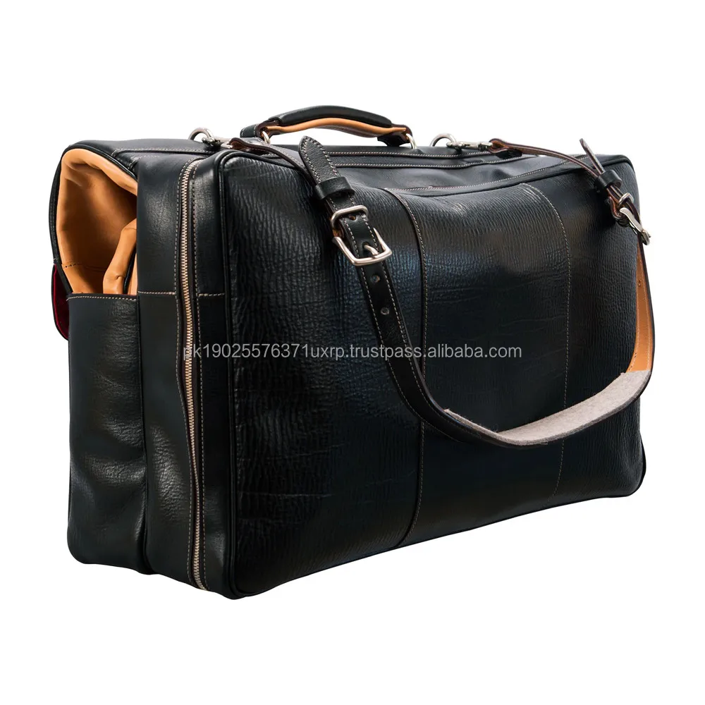 Luxury Leather Weekender Leather Travel Bag Weekend Genuine Leather