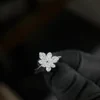 14k White Gold lab diamond ring