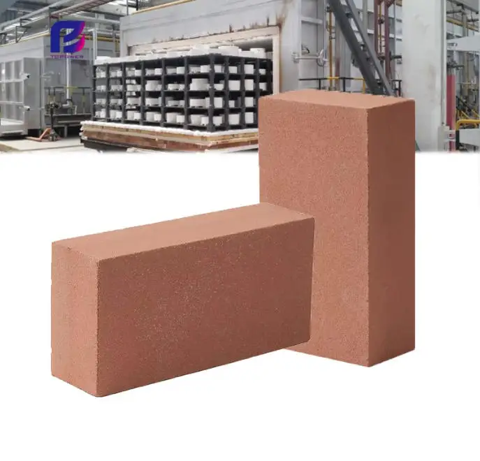 Lightweight Insulating Fire Clay Brick Heat Resistant Refractory Bricks for Chimney Furnace Kiln Wall Lining