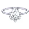 Or 18 carats (Moissanite)