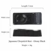 Japanese chopstick Rest- Glossy Black