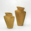 Warm Ochre Rustic Patina